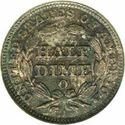 5 Cent - Seated Liberty Drapery Added (.900 Silver), image 0