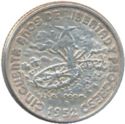 10 Cent - 50Th Year Of Republic (.900 Silver), image 0