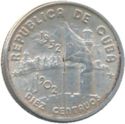 10 Cent - 50Th Year Of Republic (.900 Silver)