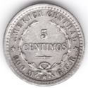 5 Costa Rican C - 5 Céntimos (.900 Silver)