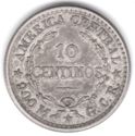 10 Costa Rican C - 10 Céntimos (.900 Silver)