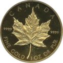 1 oz Gold Maple Leaf 999